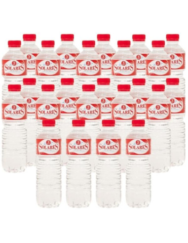 SOLARES AGUA MINERAL 500 ML X 24 UND