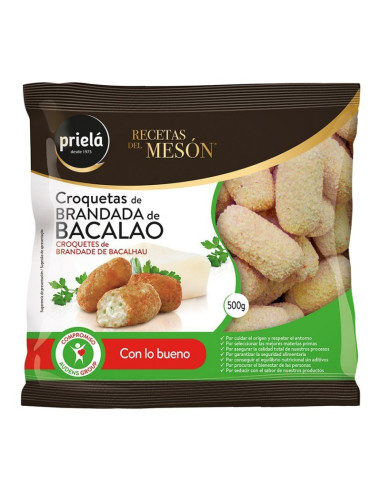 PRIELÁ CROQUETAS DE BRANDADA DE BACALAO 500 gr