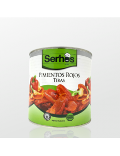 SERHOS PIMIENTO ROJO EN TIRAS LATA 3 KL