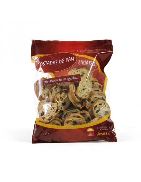 TOSTADAS DE PASAS Y NUECES 135 gr