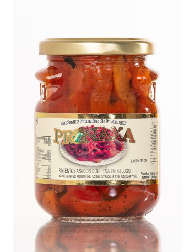 PRONAXA PIMIENTOS ASADOS A LA LEÑA EN SU JUGO...