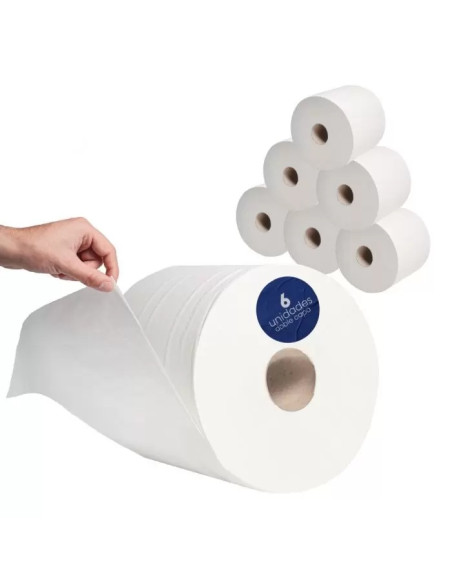 PAPEL HIGIÉNICO INDUSTRIAL DOBLE CAPA 18 ROLLOS